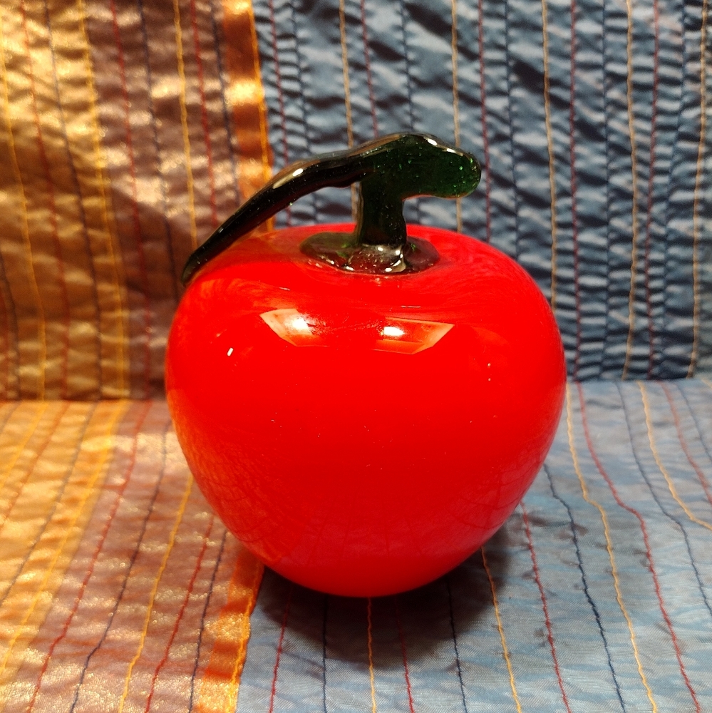 Blown Glass Apple